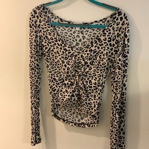 Cheetah Print Crop Top